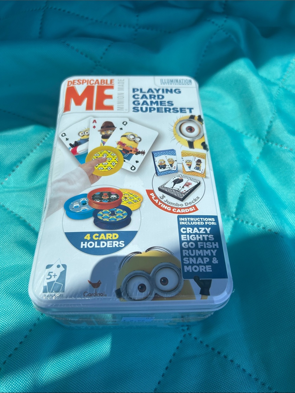 Universal Despicable Me Playing Card Games Superset - White, Yellow, Blue